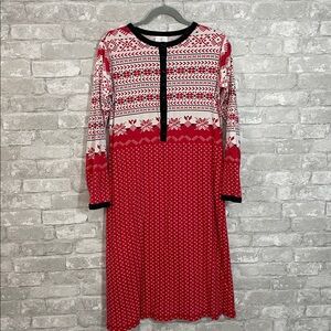 Hanna Andersson Heritage Fair Isle nightgown